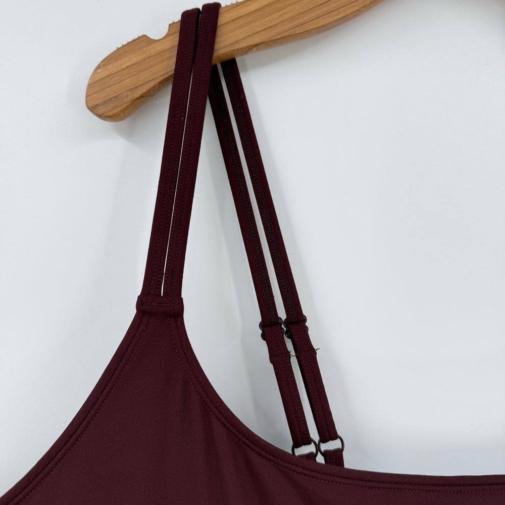 Universal Standard GAME Next-to-Naked Bodysuit in Black Cherry Size 4XL, 38-40 - Picture 8 of 13